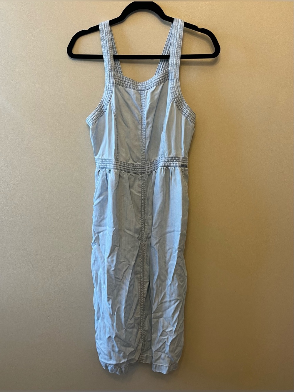 Prana Sun Drifter Dress Women's Size Small Light Blue Denim